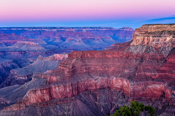 istock Grand canyon showing its majestic colors at sunset 2182348191