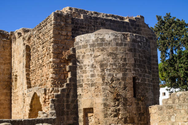 istock Exploring ancient stone ruins under a clear blue sky in a serene location full of history and mystery 2182367833