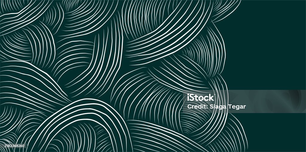 Wave Rope Vector Rope Line Effect Wave Monocrome Background Stock Illustration ...