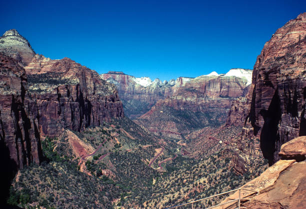 istock Zion NP - Zion Canyon from Above Great Arch - 1978 2182369313