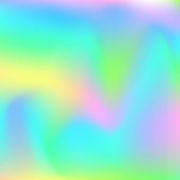 istock Hologram Texture. Psychedelic Retro Gradient. Holographic Background. Fantasy Flyer. Iridescent Gradient. Shiny Banner. Soft Minimalist Illustration. Pop Mesh. Blue Hologram Texture 2182370612