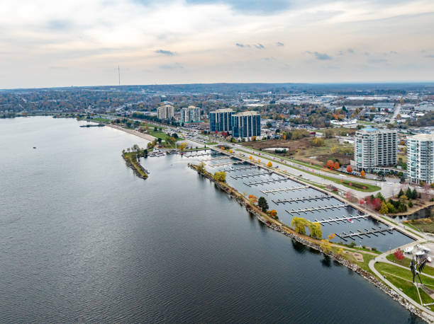 istock Aerial view Heritage Park and Lake Simcoe, Barrie, Canada 2182373458