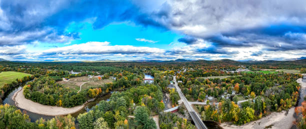 The Saco River Covered Bridge, Conway, New Hampshire, USA