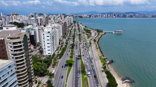 istock Florianopolis Skyline At Florianopolis In Santa Catarina Brazil. 2182376974