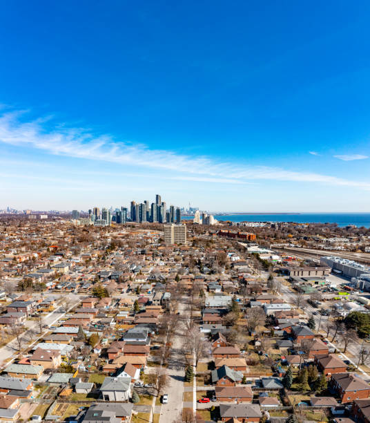 istock The view of Gardiner Expy and Islington Ave, Etobicoke, Canada 2182377090