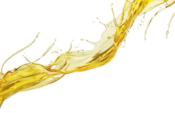 istock Olive oil or Cosmetic oil splashing. 2182398399