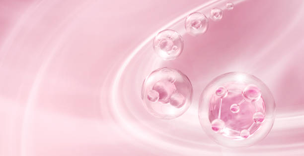 istock Skin Serum and Vitamin collagen with Molecule. 2182398541