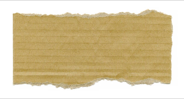 istock Old brown cardboard paper texture background isolated 2182399476