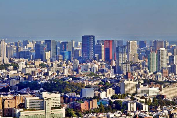 istock Modern Tokyo Skyline with Tokyo Tower and Skyscrapers 2182407929