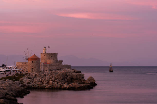 Sunset light in Rhodes Island October 2024