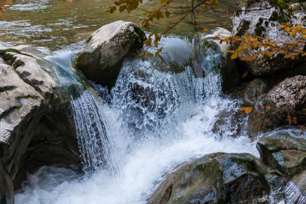 The flow of water in the Horma Canyon in Kastamonu.