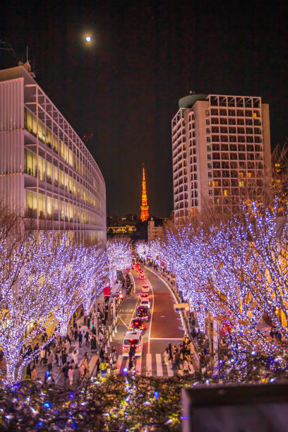 istock Keyakizaka Christmas Illumination 2182419196
