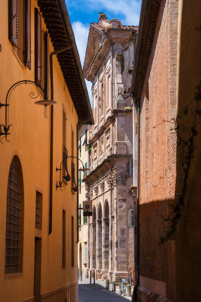 istock Lucca historic center alley 2182420788
