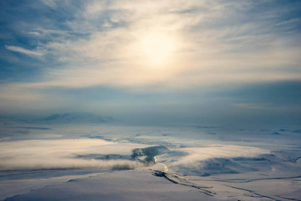 istock SNOW LANDSCAPESnature is covered in white in winter, lakes, mountains, trees, forests, covered with a white blanket..snow trip, animal husbandry, hiking, animals in nature.cold, ice, blizzard, 2182425558