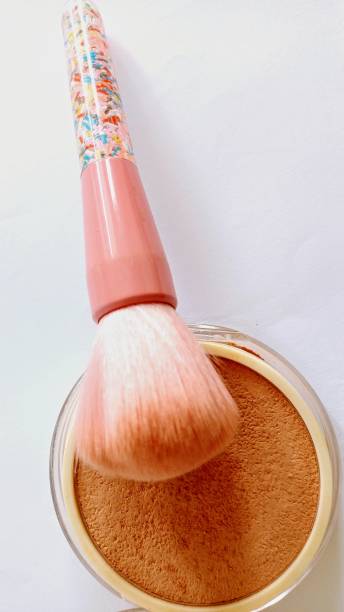istock powder, blush. make-up brush. make-up material.Cosmetics 2182433543