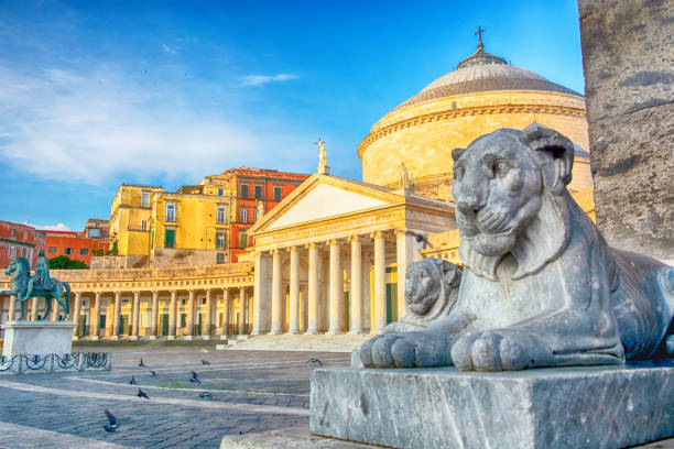 istock Piazza del Plebiscito in Naples 2182436025