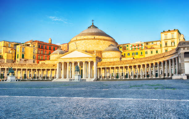 istock Piazza del Plebiscito in Naples 2182436142