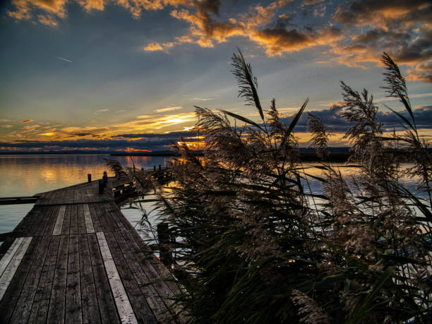 Sunset at the Lake, Neusiedl am See, Austria