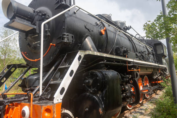 istock Vintage Steam Locomotive 2182443734