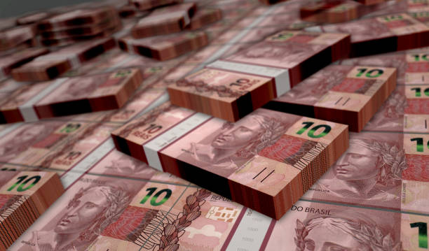 istock Brasil Real money banknotes print 3d illustration 2182444683