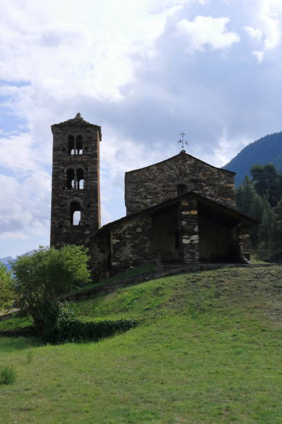 istock Sant Joan de Caselles church in Canillo, Andorra 2182451853