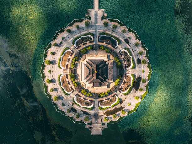 istock Top view of Chongyuan temple 2182452056