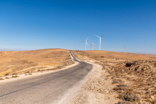 istock wind farm or wind park Amman, Jordan 2182453648