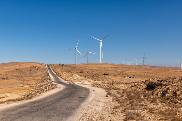 istock wind farm or wind park Amman, Jordan 2182453651