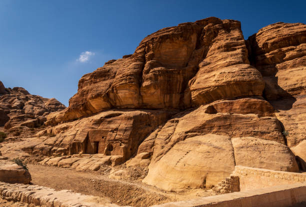 istock Petra Mountains and Rock Jordan 2182453812