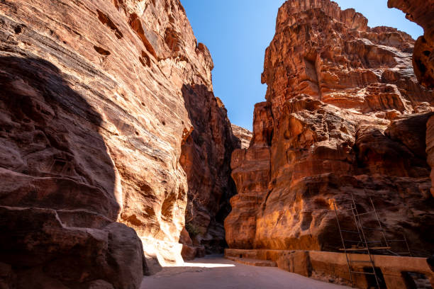 istock Petra Mountains and Rock Jordan 2182454501