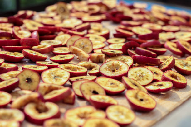 Apple chips (dried thin apple slices)