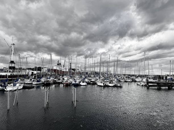 Blyth harbour in Northumberland