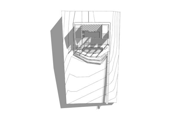 istock Architect Hand Drawing Sketch Plan Perspective of a Large Luxurious Villa House with swimming pool 2182458138