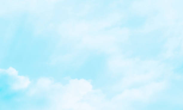 istock Blue sky with white fluffy cloud. Cumulus clouds background. 2182460826