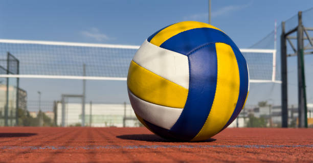 istock A volley ball is placed on a floor 2182468569
