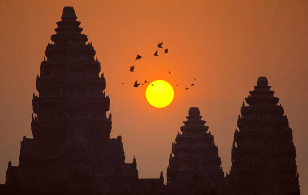 Cambodia Siem reap Angkor wat  sunrise