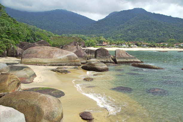 istock Paradise on earth, beach and mountains 2182471288