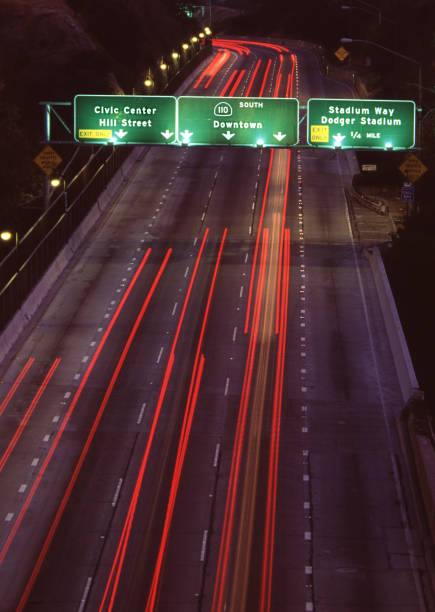 USA California Los Angeles freeway