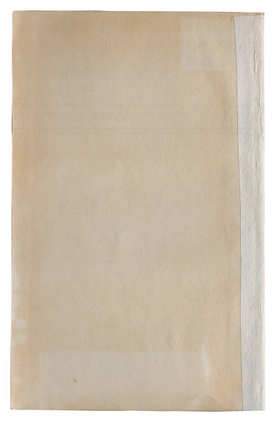 istock Vintage background of old ancient torn paper texture isolated 2182482420