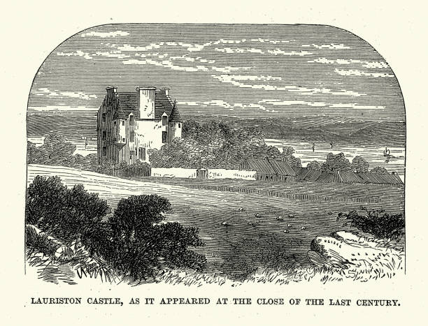 istock Lauriston Castle, overlooking the Firth of Forth, in Edinburgh, Scotland, as it was at the end of the 18th Century 2182487234