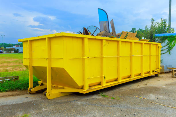 istock Metal container dumpsters for collection waste during construction at a build site 2182487259