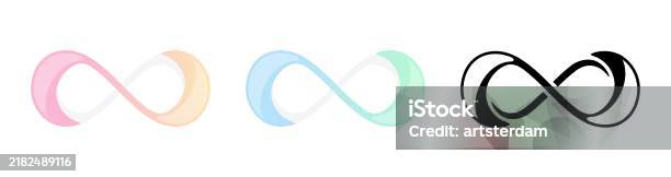 Infinity Flow Design Infinity Symbol With Smooth Flow Vector Design Stock Illustration ...