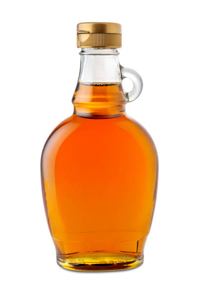 istock Maple syrup in glass cruet 2182512137