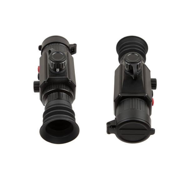 istock Modern monocular thermal imager isolate on a white background. A device for fixing thermal radiation. 2182518383