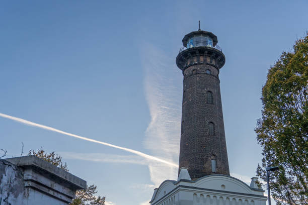 Cologne, Germany, October 2024: View to the Helios Lighthouse in district Ehrenfeld