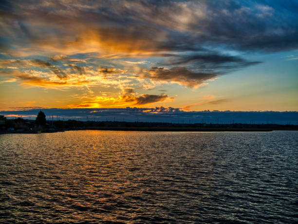 istock Sunrise at Lake Nausiedl 2182523537