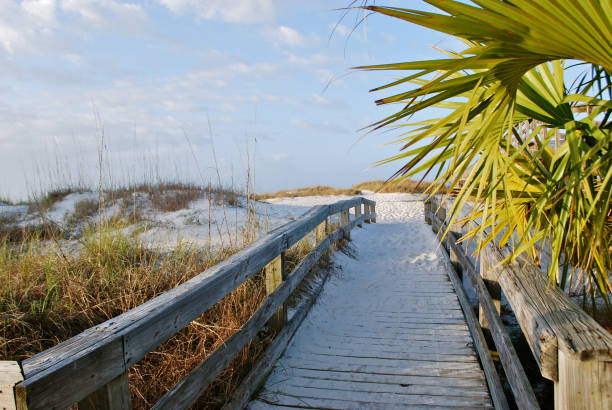 istock Florida beach with vivid sky 2182530122