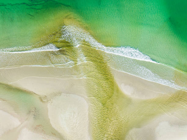 istock Sandy beach and turquoise water. 2182533790