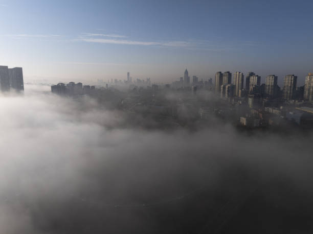 istock Foggy weather in Istanbul 2182536290
