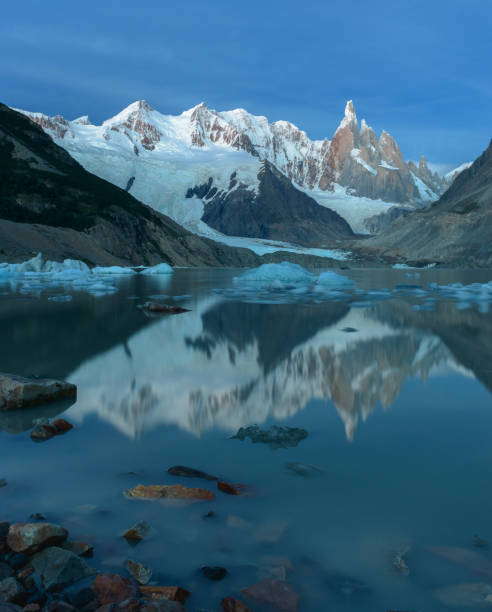 istock Sunrise in mountainous landscape with lagoon 2182539465